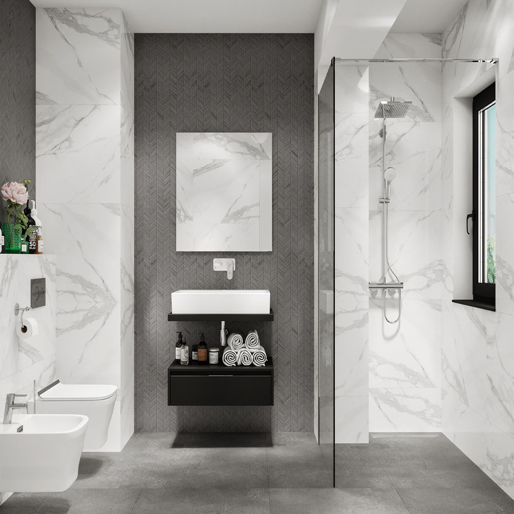 marble bathroom