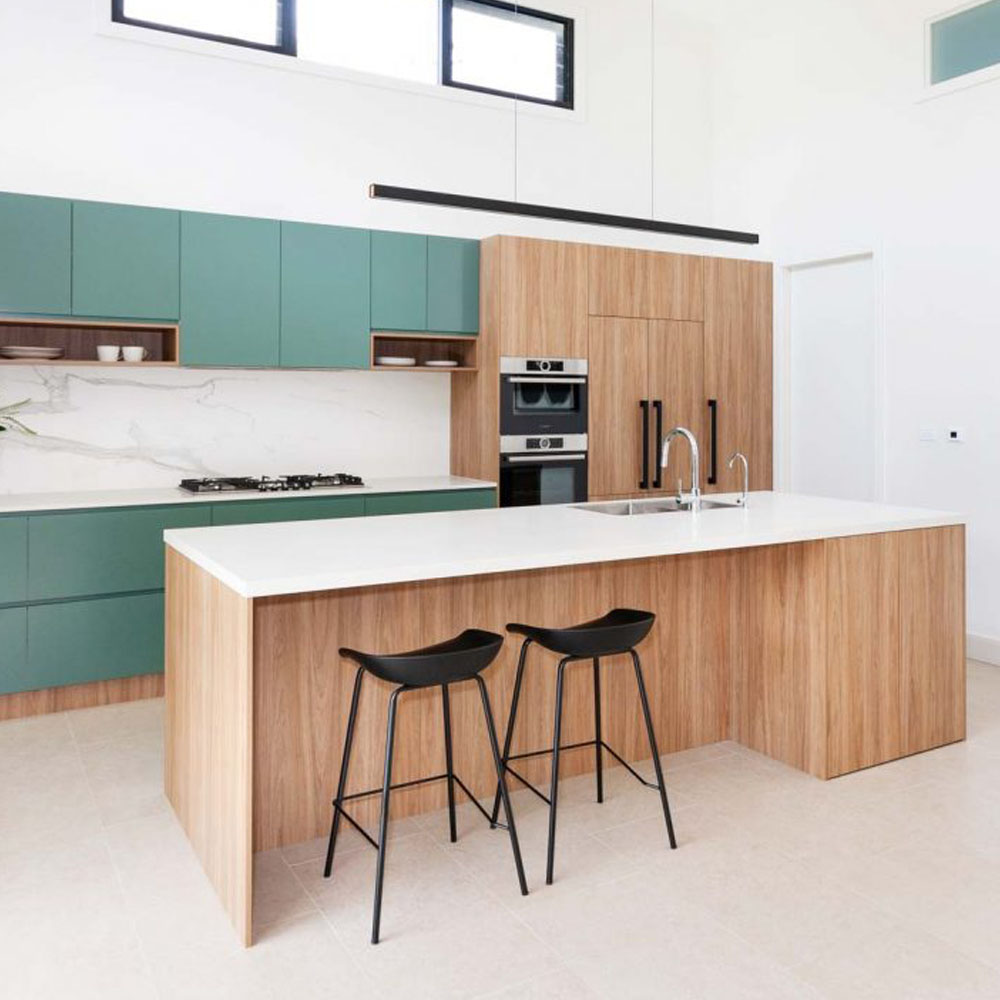 natural wood cabinets kitchen