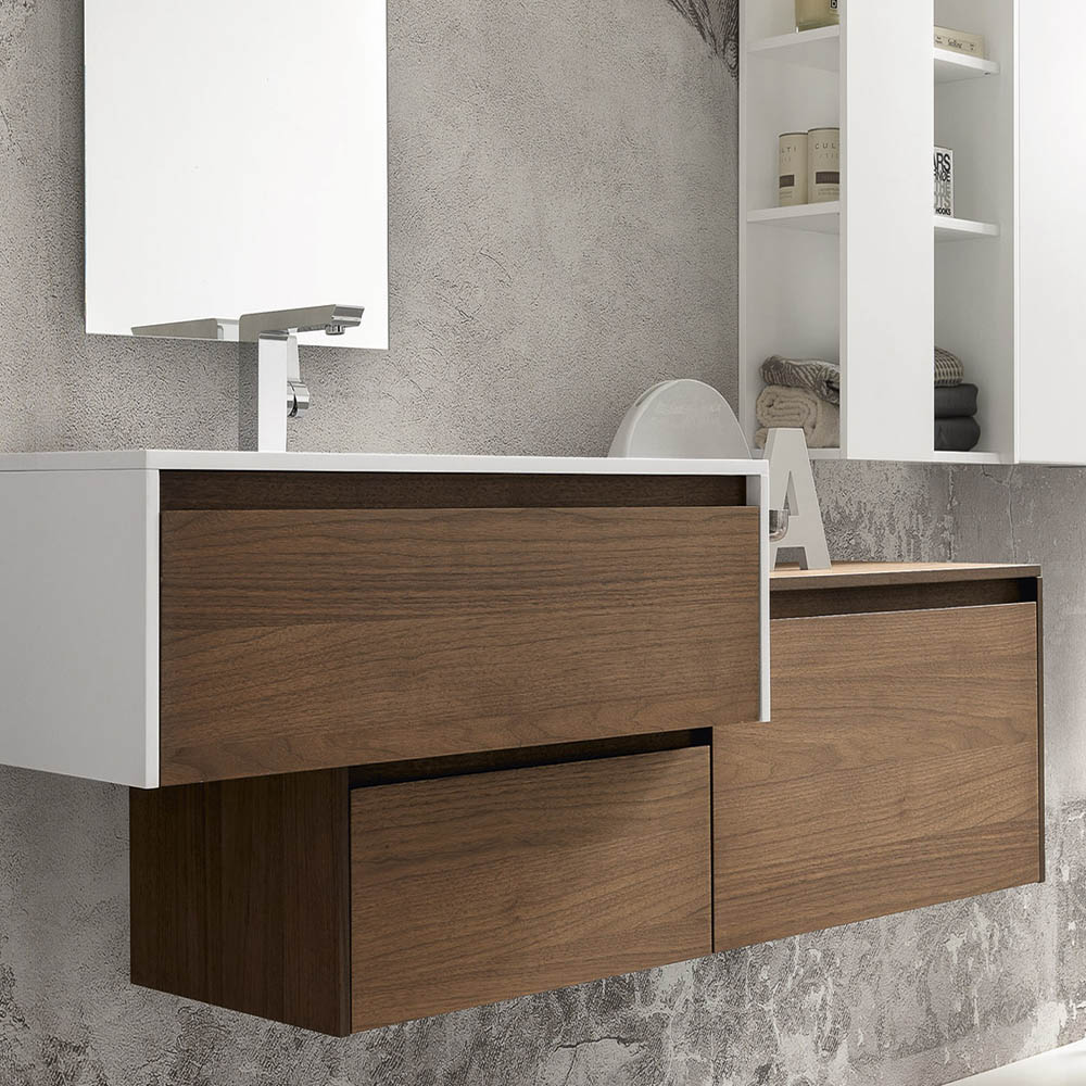 Melamine wood melamine bathroom cabinet