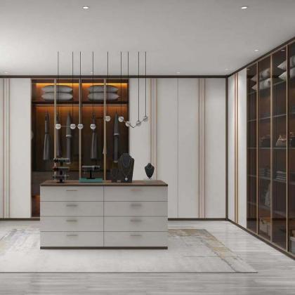 Glass wardrobe